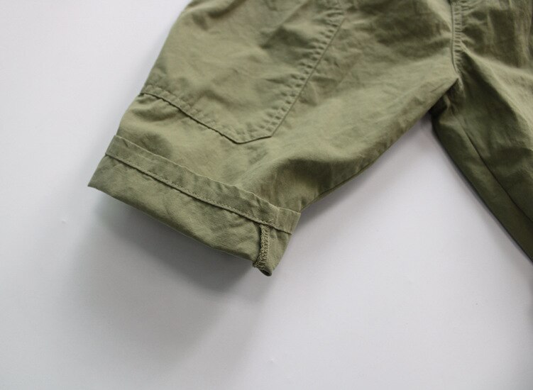 Pantalon Cargo de Style coréen pour bébés garçons, vêtements pour enfants, couleur Pure, pour tout-petits, été
