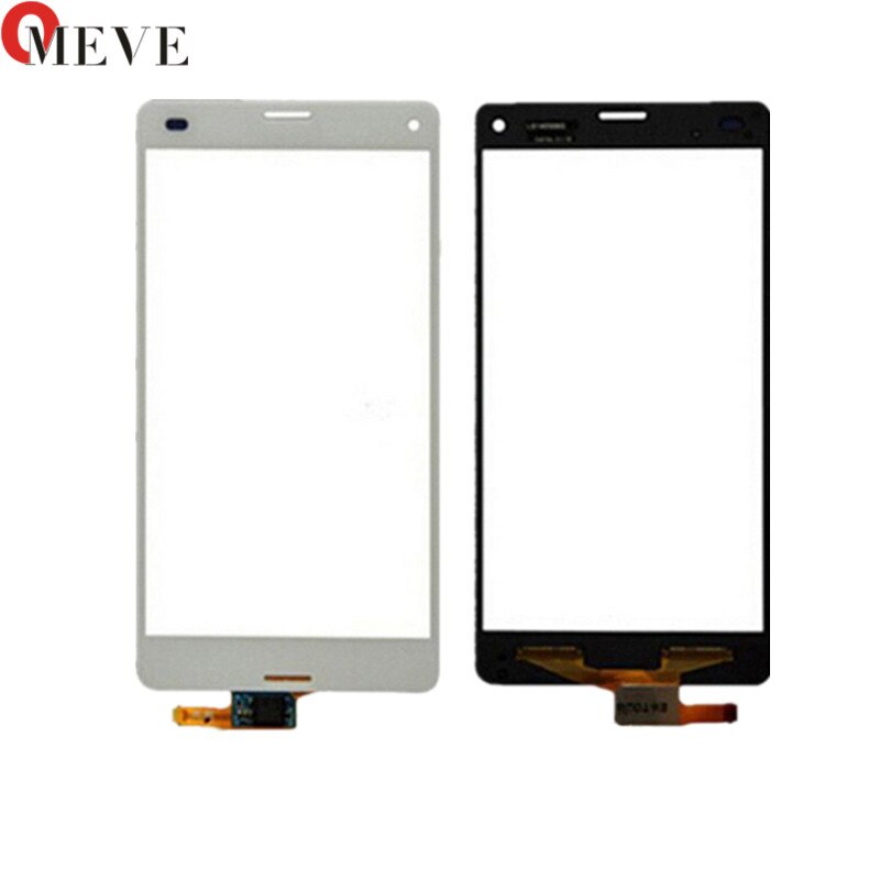 Für Sony Xperia Z Z1 Z2 Z3 Mini Z4 Z5 Kompakte Touchscreen Digitizer Front Glas Objektiv Sensor panel: white For Z3 mini