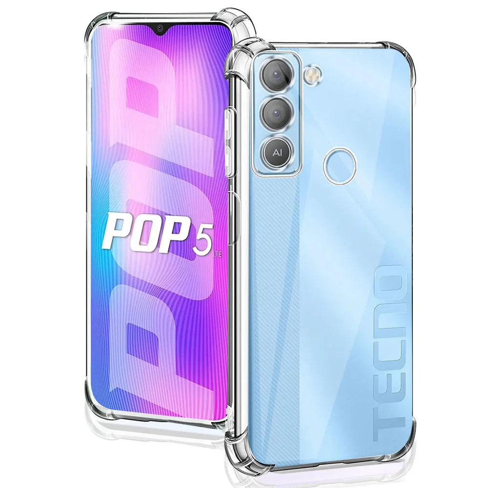 For Tecno Pop 5 LTE Case Silicone Soft Shockproof Transparent Cover For Tecno Pop5LTE Clear Case For Tecno Pop 5 LTE Funda Coque