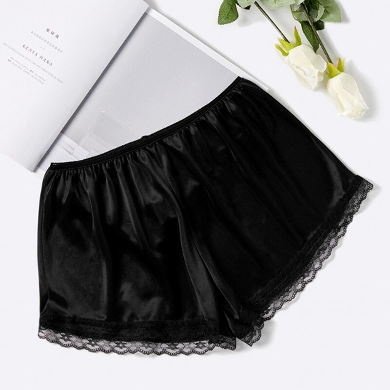 SIMIYA Buikweg-onderbroek voor dames, hoge taille, shapewear, naadloze korsetbroek met pijpen, figuurvormende korsetbroek, katoen, ondergoed, broek onder jurk, korte shorts (zwart, S), zwart, S
