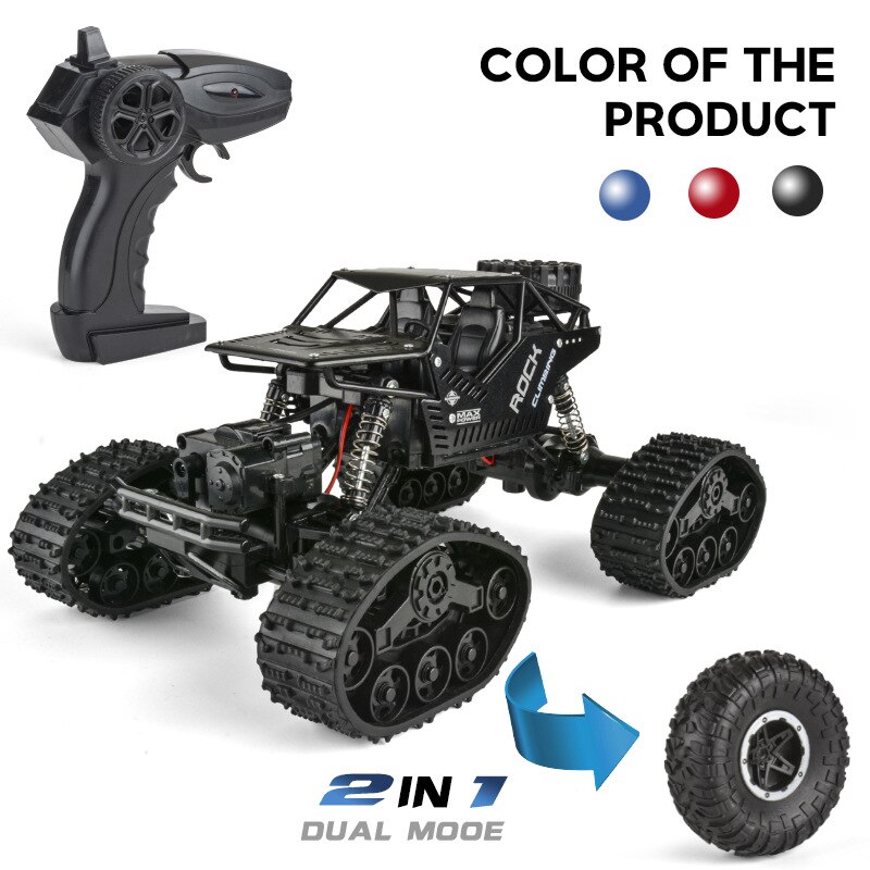 Batterij Big Size Rc Auto 4wd Off Road Kit Jongens Kinderen Afstandsbediening Auto Kids Accessoires Jouet Enfant Elektrische Auto 'S EA60RC: Blck