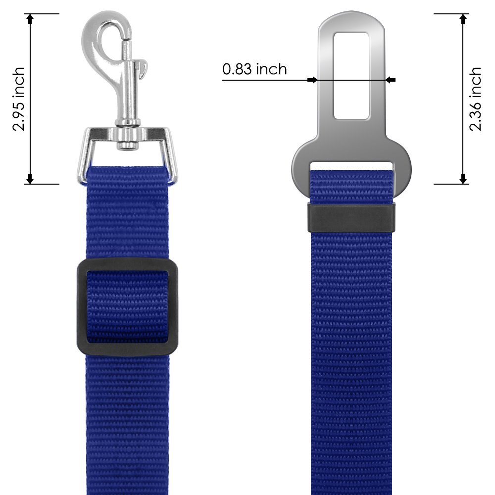 Ceinture de siège pour voiture pour chien, harnais avec Clip en plomb, levier de sécurité, produits de Traction automatique