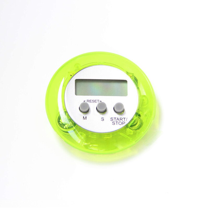 Mini Electronic timer Timer reminder countdown timer small clock alarm clock 5 colors Timer таймер: YELLOW