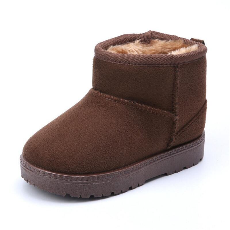 Classic Kids Baby Peuter Schoenen Kind Winter Warme Snowboots Schoenen Pluche Dikkere Zool Jongens Meisjes Snowboots Schoenen Grote size 22-36