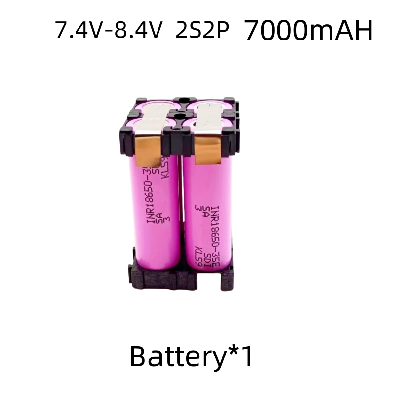 20A 18650 35E 3500mAh 7000mAh 2S 3S 4S 5S 6S /1P 2P 7.4V 12.6V 14.8V 18V 25.2V For Screwdriver batteries weld battery pack: PURPLE