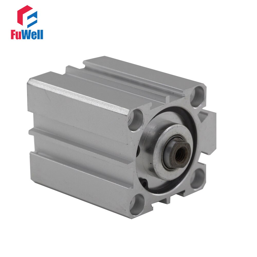 Pneumatische Zylinder SDA Typ 32mm Bohrung 5/10/15/20/25/30/40/50mm Hub Aluminiumlegierung Doppeltwirkend Druckluftzylinder
