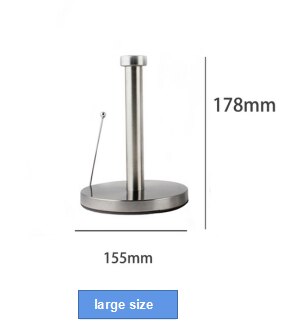Küchenrollenhalter aus Edelstahl (stehend) - Stabiler und langlebiger Papierrollenhalter - Ideal zum Kochen - Rollenhalter mit modernem und schlichtem suchen - perfekt für Deine Küche: F Stil
