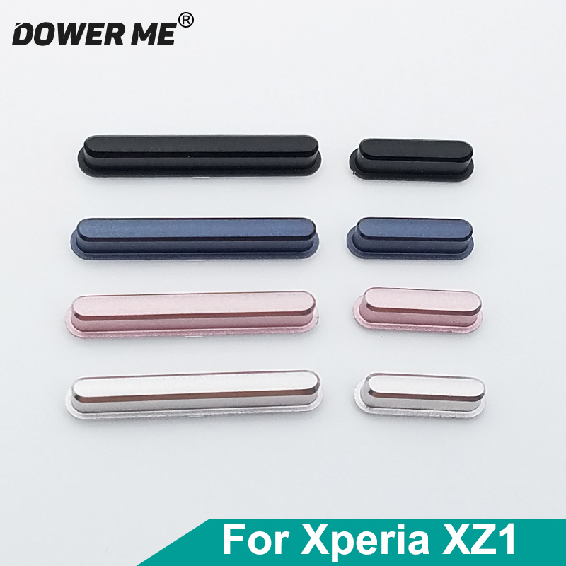 Dower Me Volume Button Camera Schakelaar Sleutel Knoppen Vervanging Voor Sony Xperia XZ1 G8342 G8341 Zwart/Zilver/Blauw /roze