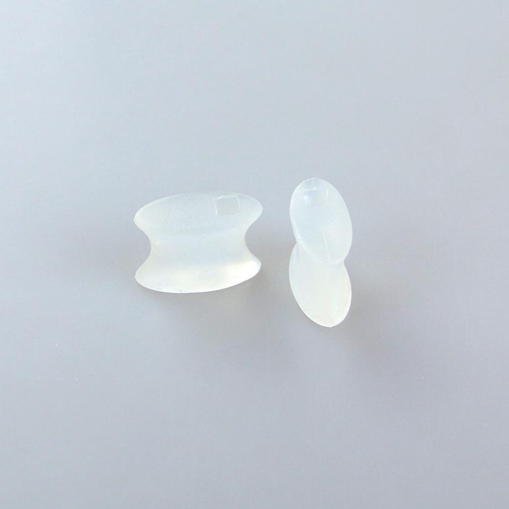 1 Pair Silicone Toe Separators Spacer Thumb Valgus Bunion Corrector Straightener Good Hallux Valgus and Deformity Effect