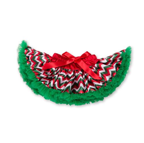 Falda tutú para bebé de Navidad, faldas con volantes con flores rosas estampadas, faldas de chifón esponjosas para niñas, ropa infantil: as photos5