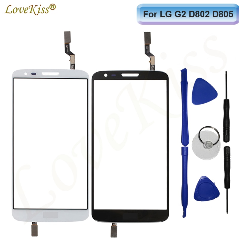 G2 Touch Screen Sensor Voor LG G2 D800 D801 D803 D805 D802 Touchscreen LCD Display Digitizer Voorpaneel Glas Cover vervanging