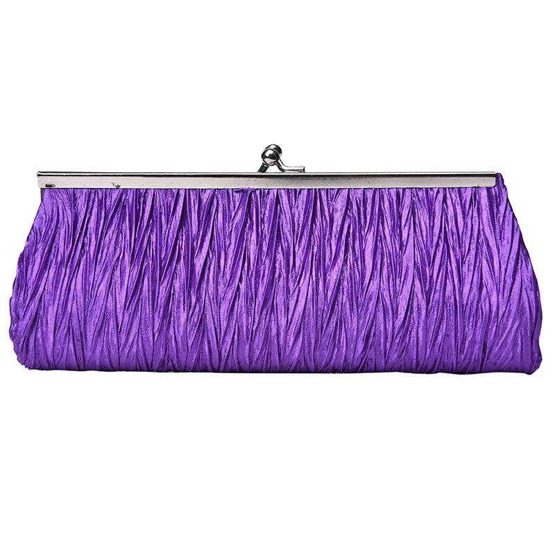 6 colores de lujo almohada noche Clutch mujeres brillante monedero Hasp billeteras Mini bolso