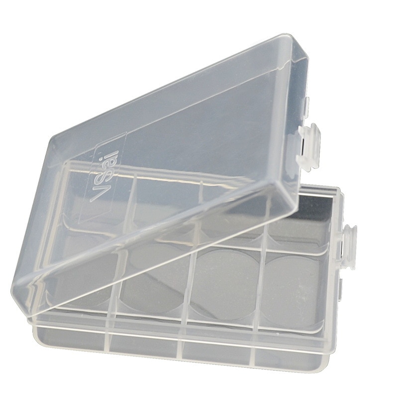 Zelle Batterien Halfter Kunststoff fallen Tragbare Batterie fallen Halfter Lager Kasten für AA &Ampere; AAA Batterie Wiederaufladbare Volle Abdeckung: 4x