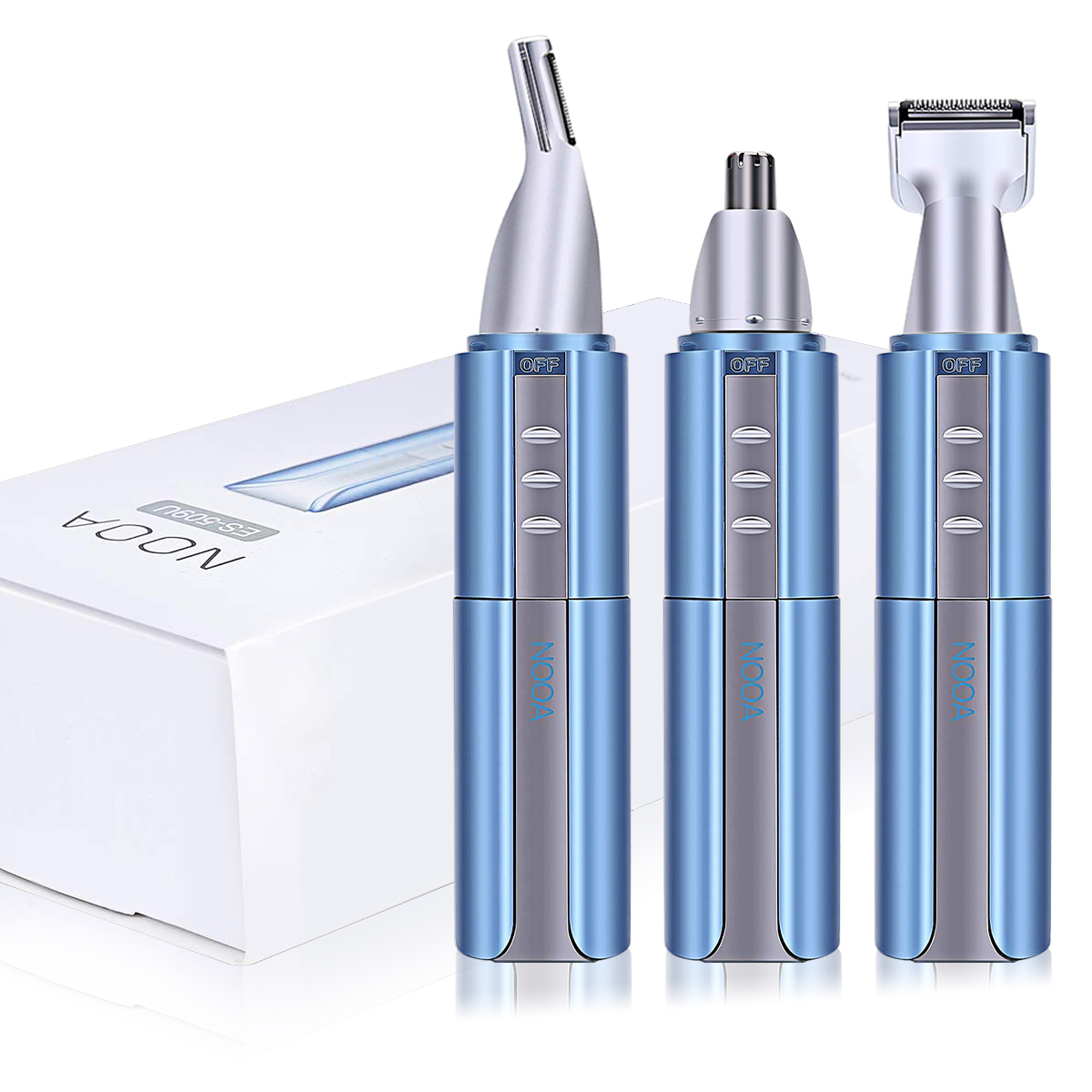 4 In 1 Neus En Oor Trimmer Voor Mannen Tondeuse Chop Haren Om De Neus Trimmer Voor Neus Blow tot De Neus En Oor Trimmer: 3 in 1 trimmer