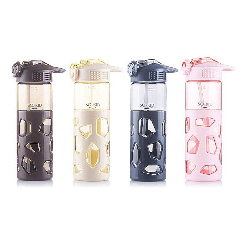 700ml met rietje waterfles anti-verbrandingshoes sport shaker waterflessen thee melk mijn drinkfles waterfles