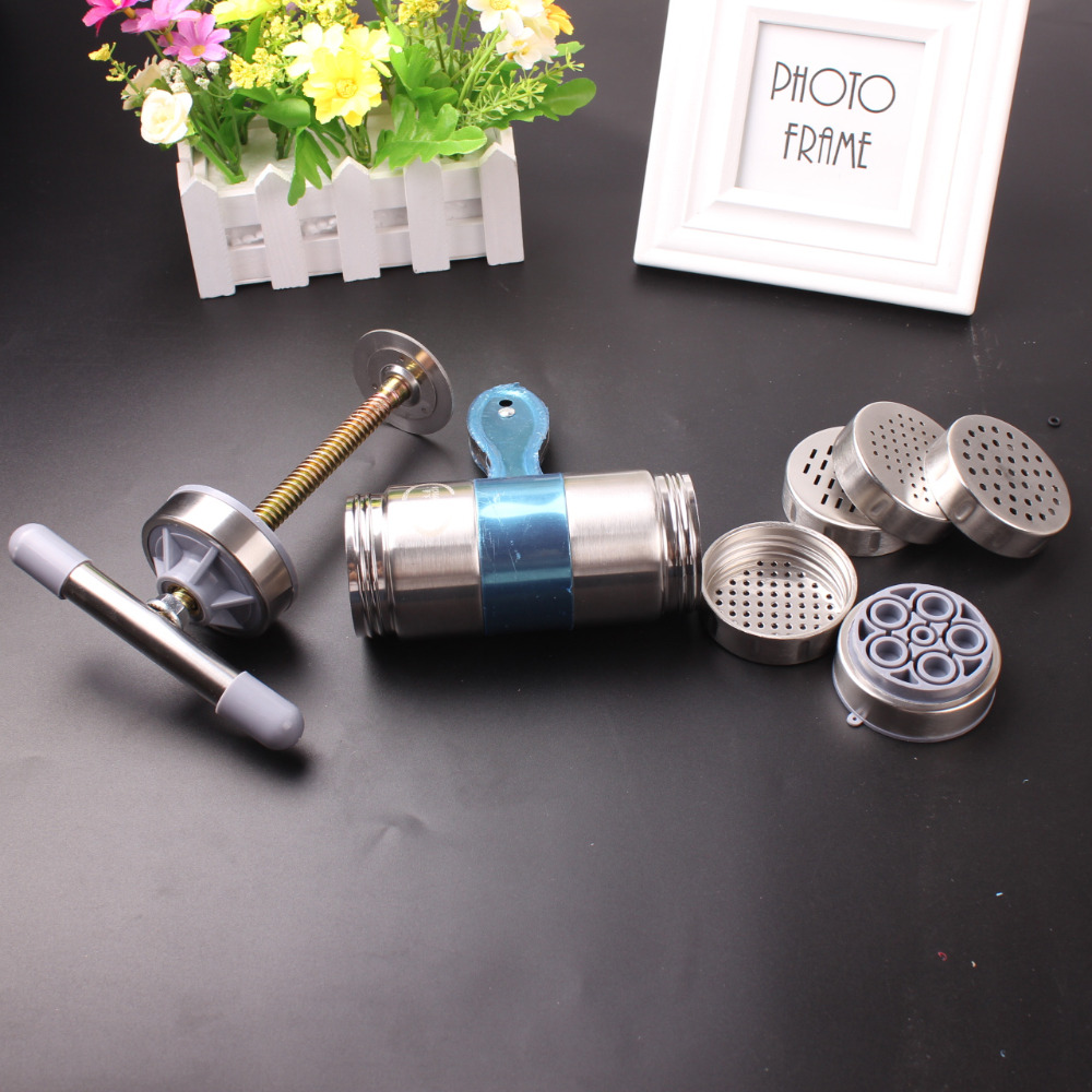 pasta attachments Pasta Noodle Maker Handmade Noodles Press veggie pasta maker vegetable pasta extruder With 5 head