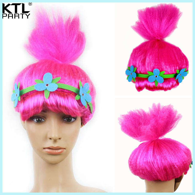 Ktlparty peruca para cosplay, para meninas e crianças, traje de festa, adereço, frete grátis