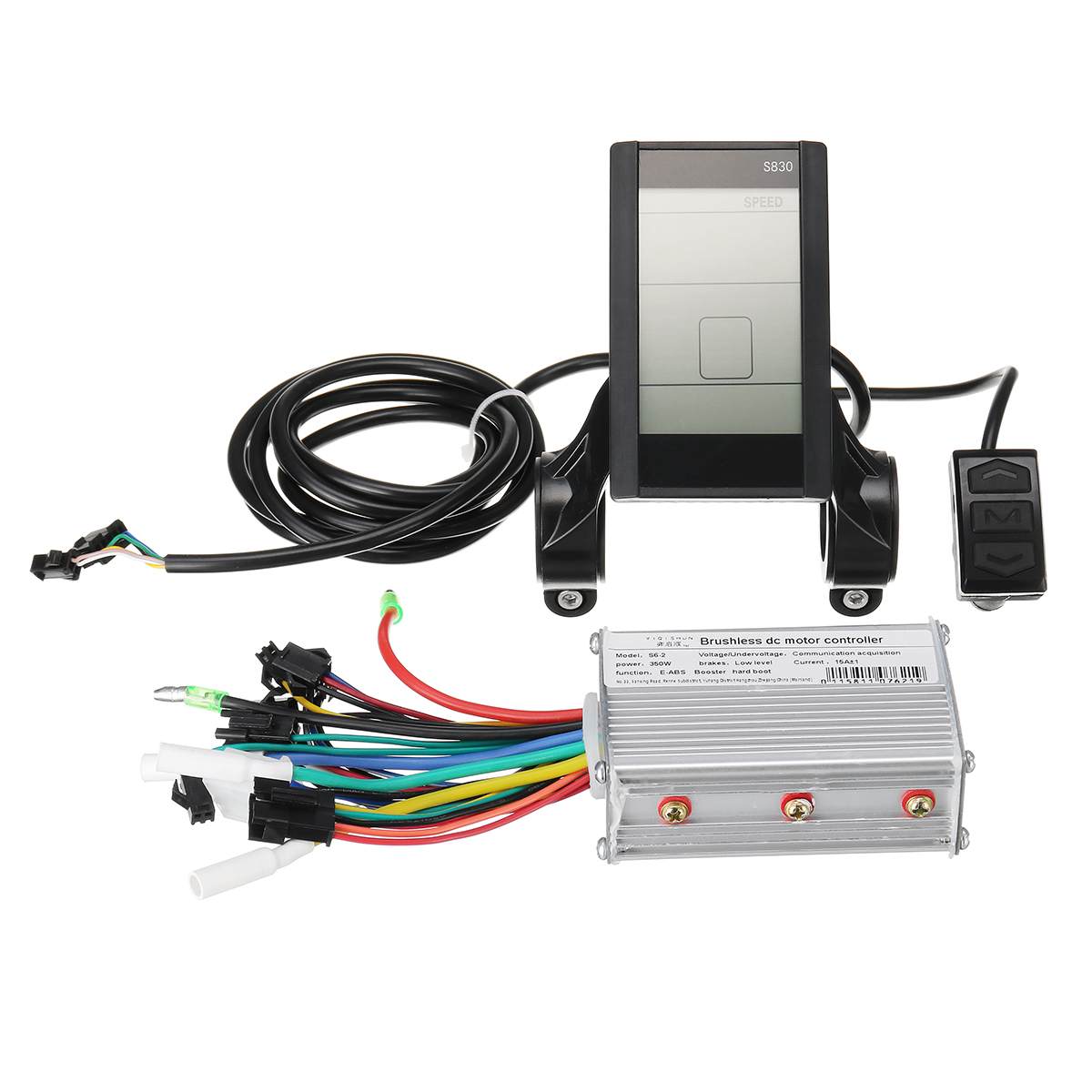 350w borstelloze motoren met 24v-48v borstelloze motoren, lcd/smart display voor scooters, e-bikes en elektrische fietsaccessoires: S830 lcd-schermen