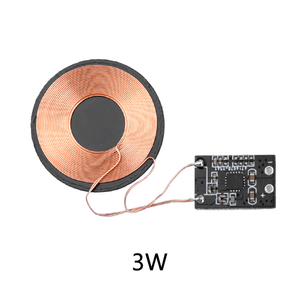 3 W/5 W 5 V Draadloze Oplader Ontvanger Module Voor Mobiele Telefoon Kleine Spoel Ingebouwde draadloze opladen Ontvanger Module PCBA Board: Beige