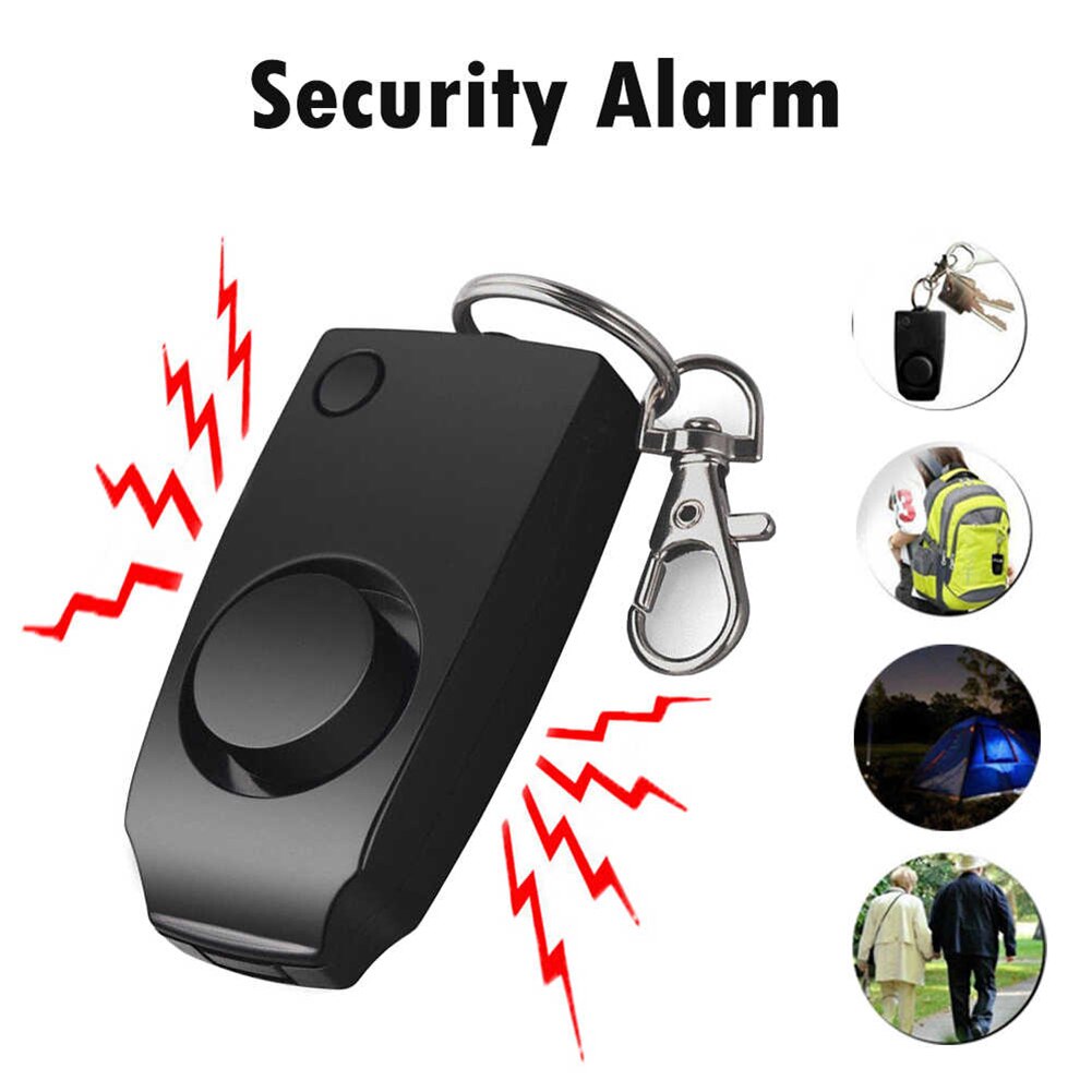 Persoonlijke Alarm 130 Db Luid Personal Security Alarm Sleutelhanger Emergency Veiligheid Alarm Voor Vrouwen Kids Senioren 40FM12