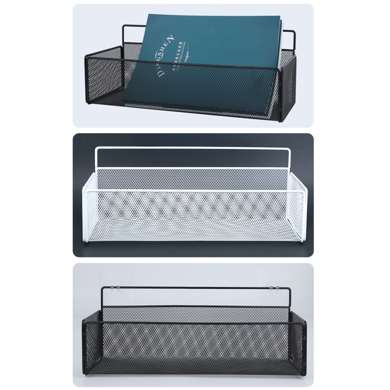 Metal Wire Bathroom Storage Organizer Basket Bins Wall Mounted Shower Caddy Shelf Kitchen Shampoo Storage Rack Farmhouse