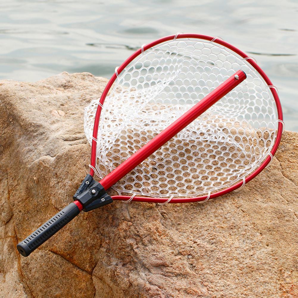 Landing Net Bold Rod Fast Dry Corrosion Proof ABS Durable Fish Landing Net for Fisherman