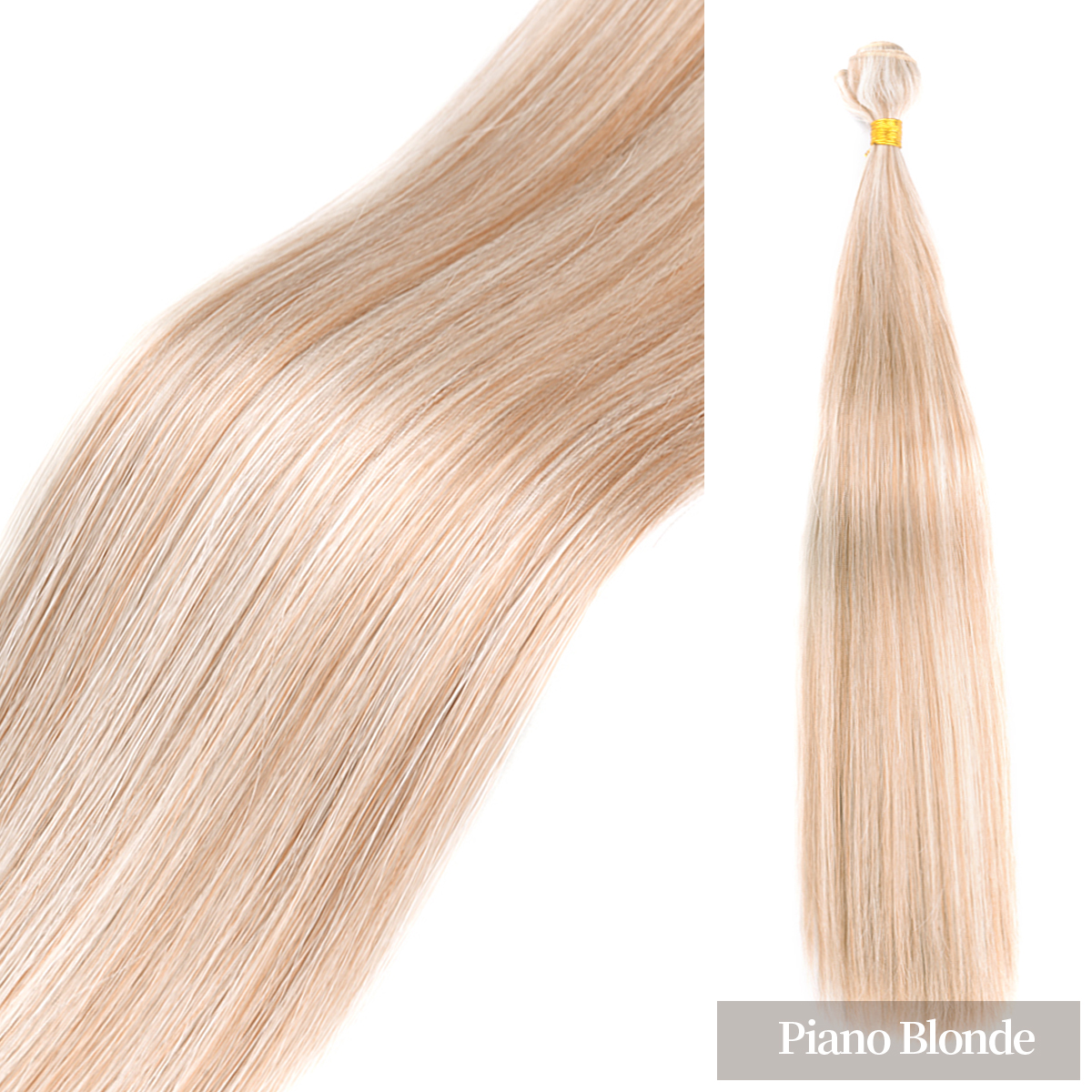 Extensiones de cabello sintético, mechones de cabello liso, 24 ", 100g, tejido rubio Omber, fibra de alta temperatura, cabello trenzado de ganchillo liso: 4/27HL