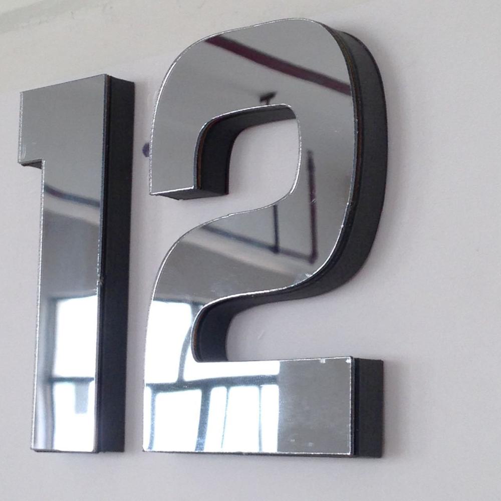 Wandklok quartz horloge 3d wandklokken horloge diy acryl spiegel stickers huisdecoratie woonkamer letterstickers