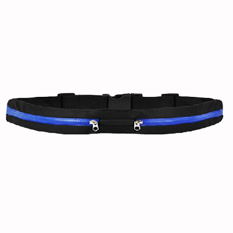 Riñonera deportiva multifuncional impermeable Unisex para viajes, correr, ciclismo: Azul