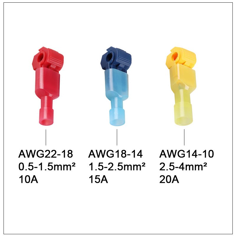 T Pulse tipo eléctrico conector rápido Terminal de cable conectores de empalme y aislado hombre terminales hembra para coche línea de conexión
