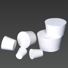 1pc 000#-14# White Solid Conical Rubber Stopper Blanking Plugs Tank Pipe Tapered Plug Seal End Cover Caps