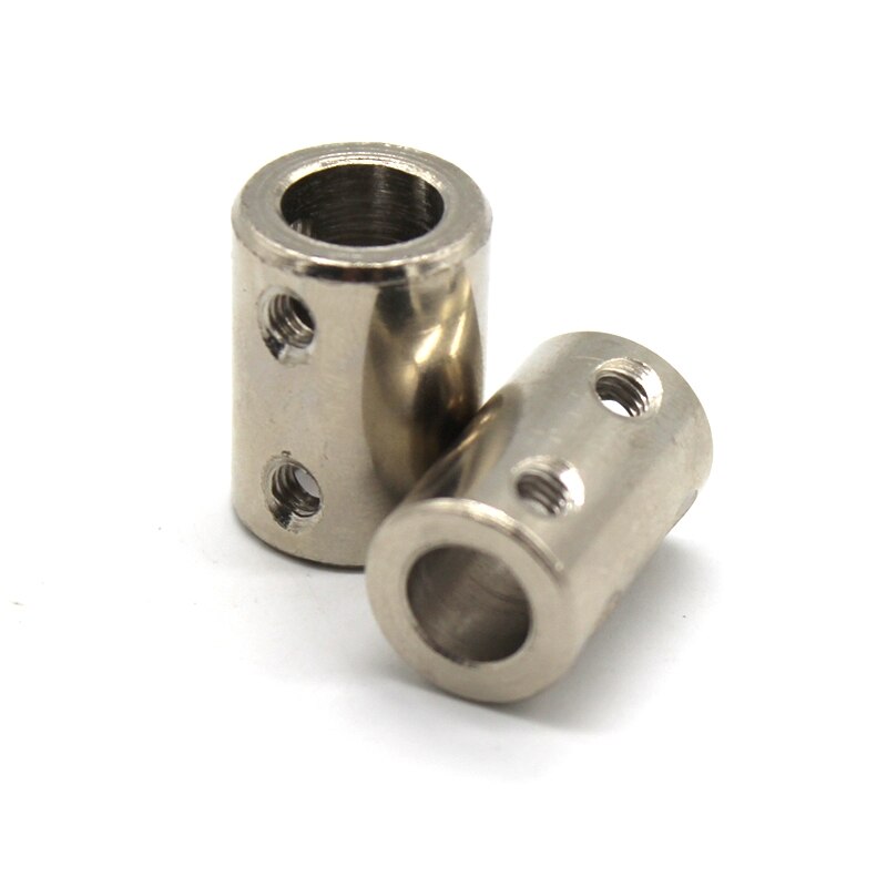 2pcs Motor Shaft Coupler 5mm 8mm High Strength Steel Shaft Drive CNC Motors Coupling Rigid Extension Mechanical Transmission