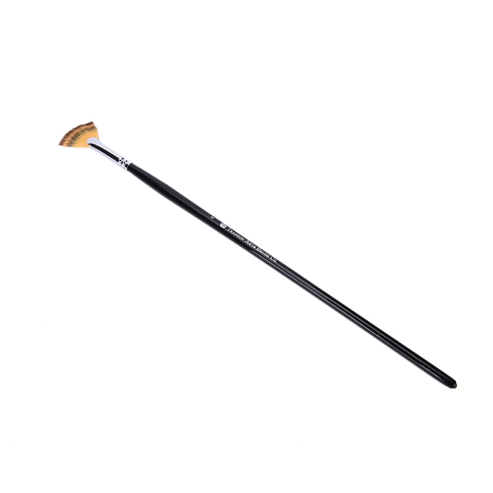 1pc 15/17/21/27/33/40mm finne hånd vifte form malerpenn kunstner oljemaleri børster kunst til forsyninger multifunksjonell pensel penn: 21mm
