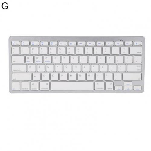 X5 Bluetooth Spanish German Russian French Korean Arabic Soft Touch Fingerboard Tablet PC Keyboard Bluetooth Keyboard: G