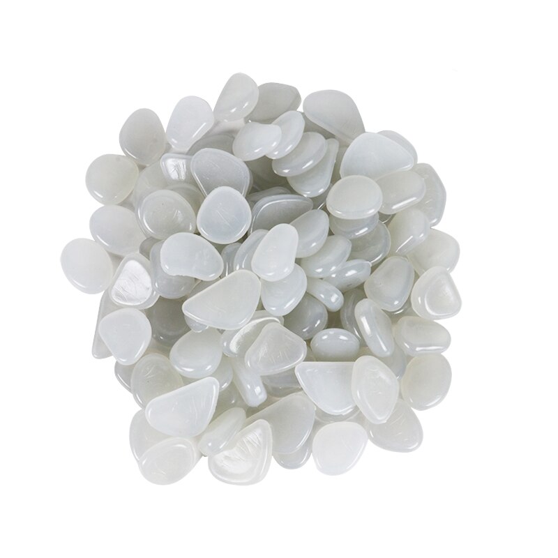 25/50pcs Glow in the Dark Garden Pebbles Glow Stones Rocks for Walkways Garden Path Patio Lawn Garden Yard Decor Luminous Stones: 25pcs / style I