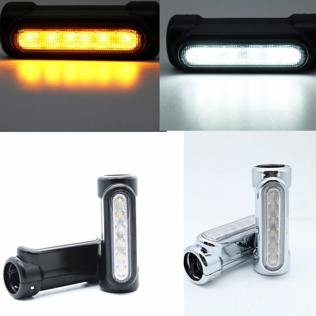 Pour Harley Victory route roi rue glisse Softail gros garçon moto autoroute barre Switchback clignotant blanc ambre LED