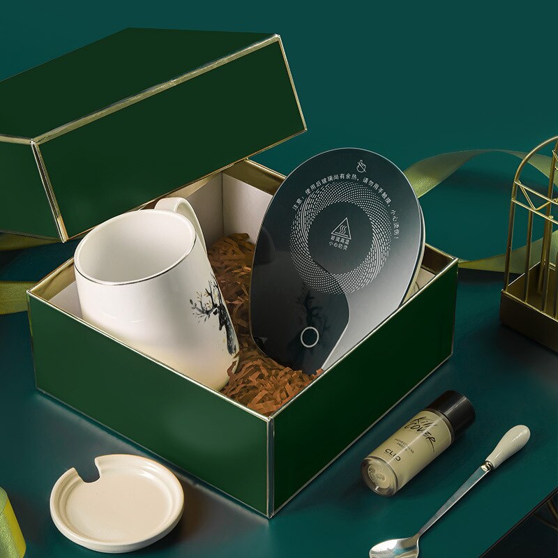 Constant Temperature Coaster Intelligent 55 Degree Automatic Heating Warm Coaster Thermos Cup Heating Water Cup Coaster