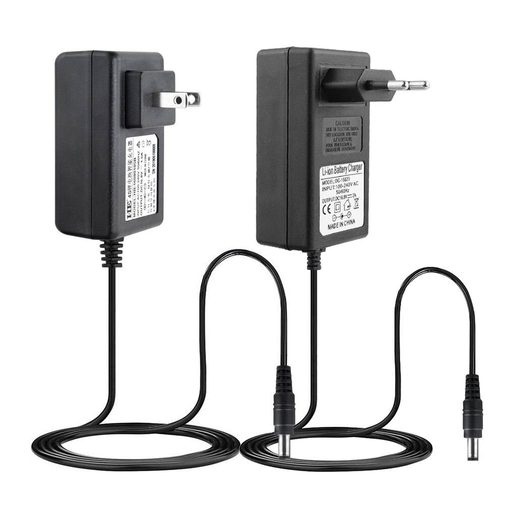 Ac til  dc 4.2v/1a 8.4v/2a 12.6v/2a 16.8v/2a strømadapter strømforsyning holdbar til 1s 2s 3s 4s litiumbatterilader