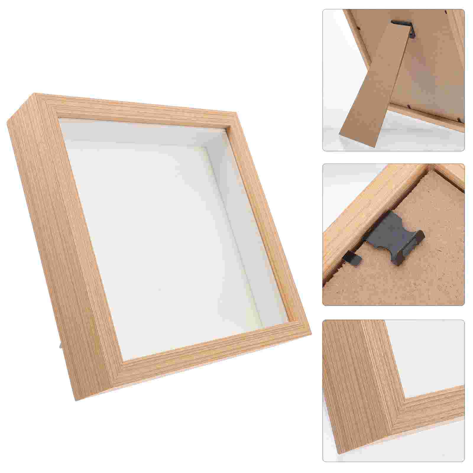 1Pc Sturdy Wooden Photo Frame Hanging Wall Photo Frame Photo Studio Photo Frame