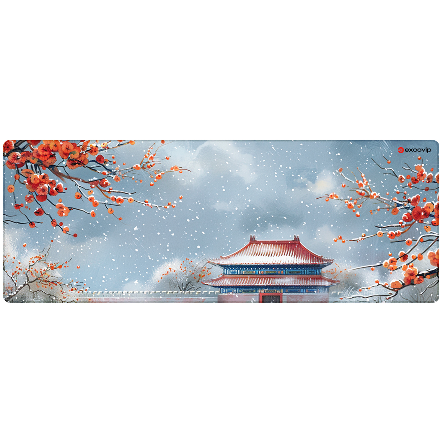 EXCO Spielen Maus Pad groß mit genäht Kante nicht-Unterhose Gummi Base erweitert Computer Pult Matte Klaviatur Mousepad Pro Sekretariat Heimat: Weiß