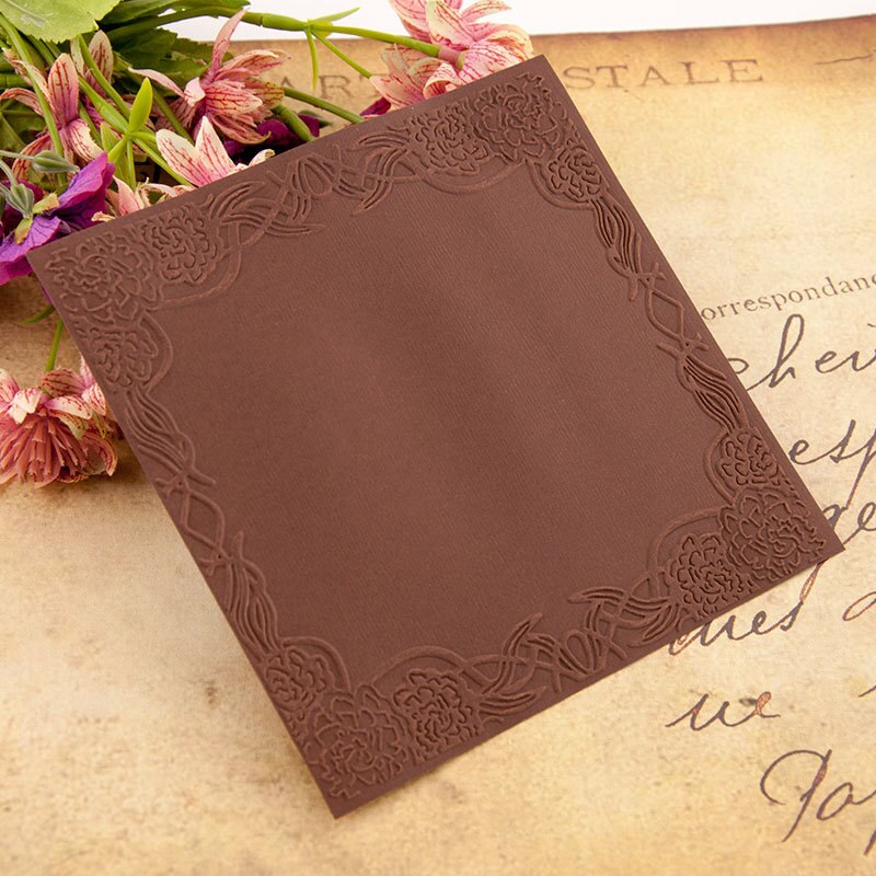 flower frame Embossing Folders for Papers Photo Album Making Cards Supplies DIY 3D Plastic Scrapbooking Cutting Dies