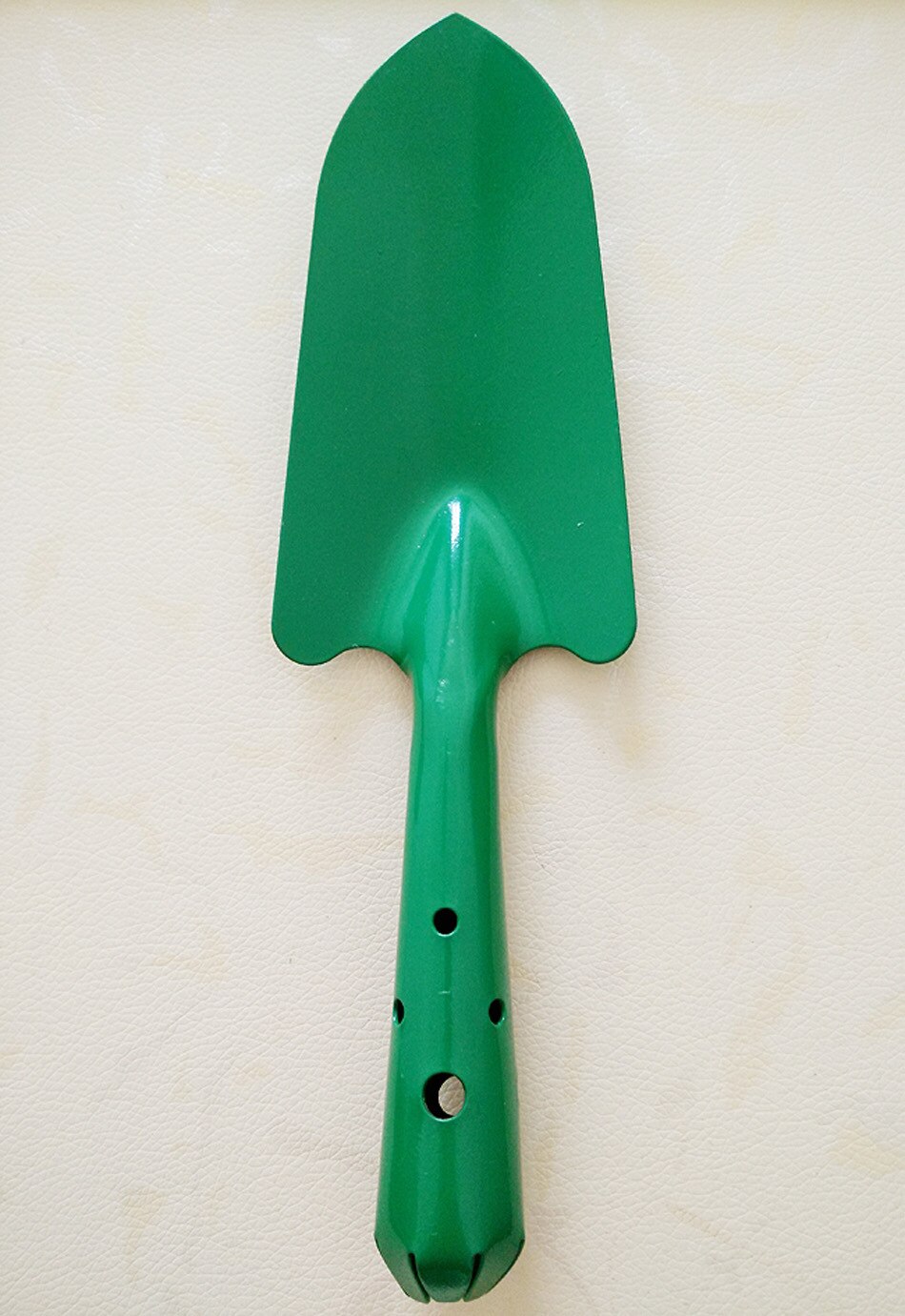 Wooden Handle Small Flower Shovel Garden Tool Simple Iron Tool Durable Garden Shovel Tool: Green