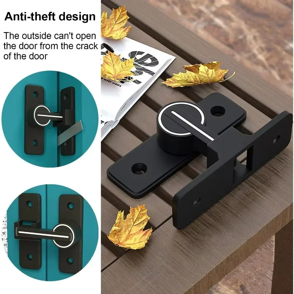 Interior Door Bolt Luminous Bolt old-fashioned Surface-mounted Room Roor Latch 90 Degree Heavy-duty Lock