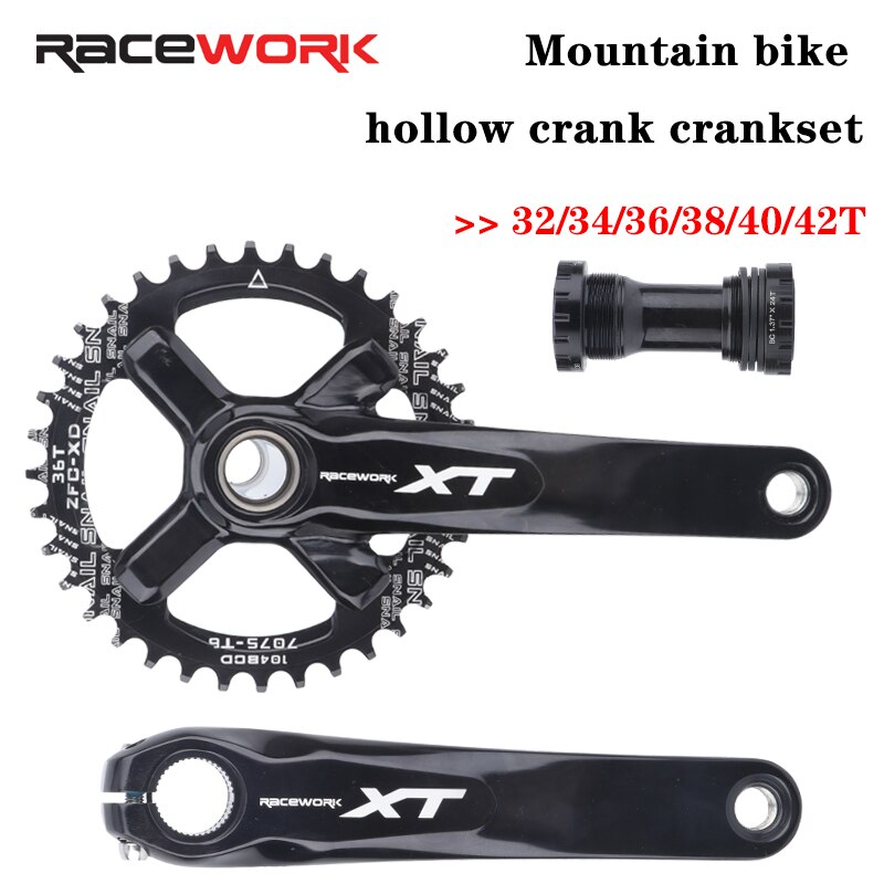 104BCD 170/175Mm Xt Crank Mtb Crankstel 32/34/36/38/40/42T Smalle Brede Kettingblad Mountainbike Tandwiel Fiets Kettingwiel