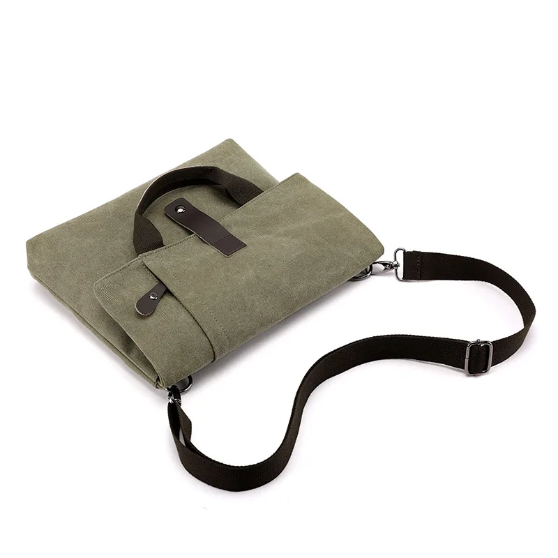 Heren canvas schoudertas zakelijke reis crossbodytas heren multifunctionele messenger tas heren aktetas heren handtassen shoppers