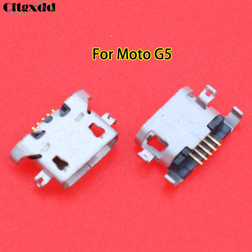 1Stck Mikro USB Jack Buchse Stecker Weiblich 5 Stift Ladung Hafen Für Motorola Moto X G G2 G3 G4 g4Plus G4abspielen G5 G5S G5Plus G6 E3: Pro Moto G5