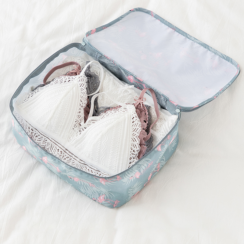 6Pcs/Set Waterproof Travel Bag Suitcase Packing Set Storage Organizer Portable Luggage Organizer Case Clothes Shoe Tidy Pouch