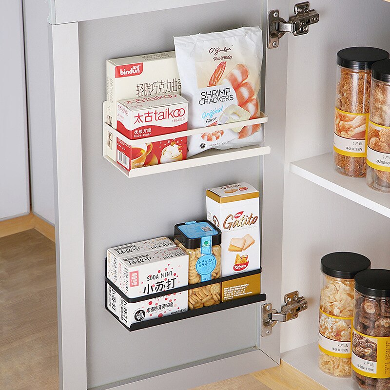 Magnet Kitchen Organizer Refrigerator Shelf Magnetic Holder Paper Towel Holder Metal Shelf Spice Storage Rack Kitchen Tools
