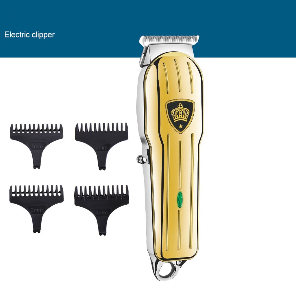 Draadloze tondeuseset, trimmer, haarknipset met / 4 geleidekammen en borstel