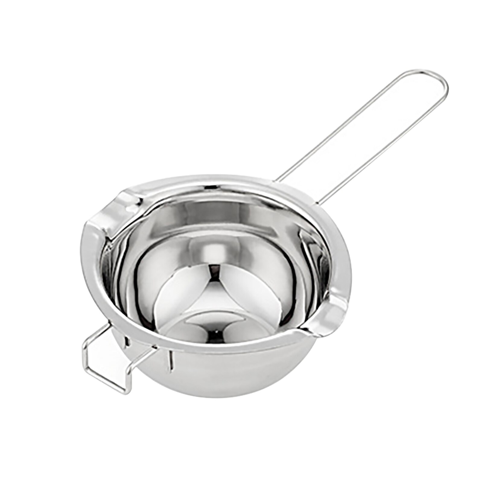 400ML Easy Clean Home Melting Pot Double Boiler Chocolate Candy Pastry Long Handle Stainless Steel Portable Kitchen Baking Tool